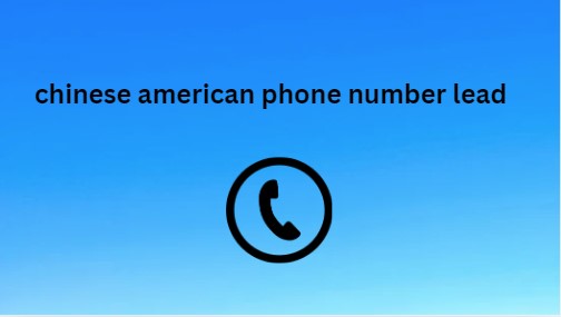 chinese american phone number lead