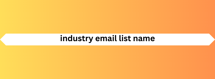 industry email list name