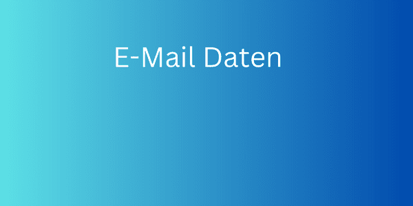 E-Mail Daten